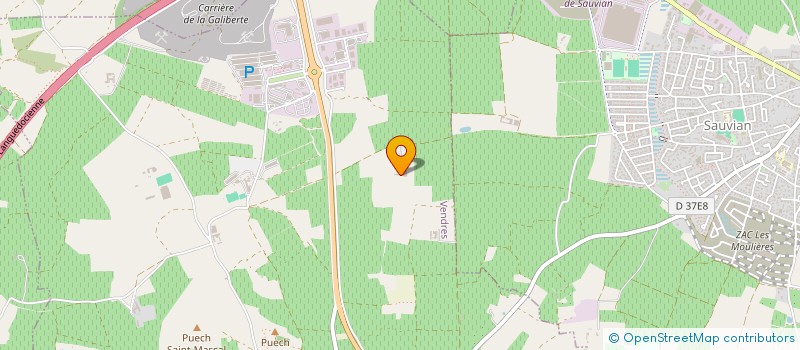 localisation de l'entreprise SCI MONPLAISIR  VENDRES