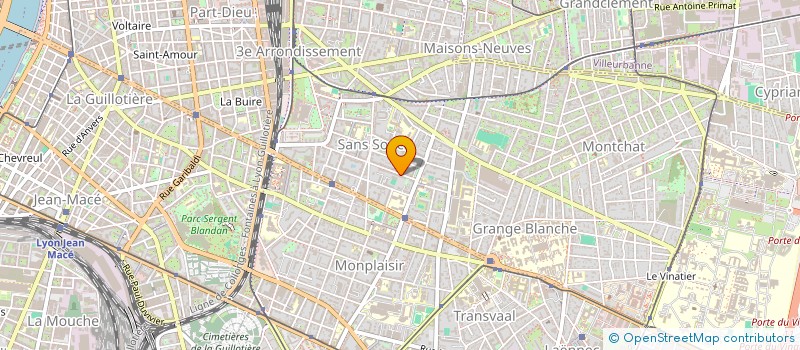 localisation de l'entreprise SCI MONPLAISIR  LYON