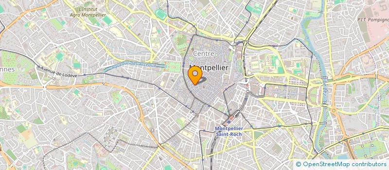 localisation de l'entreprise SCI MONPLAISIR à MONTPELLIER