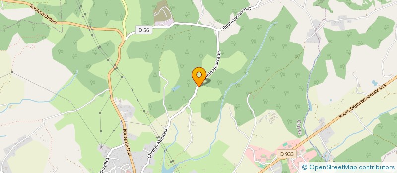 localisation de l'entreprise SCI MONPLAISIR SOPHIE  ORTHEZ