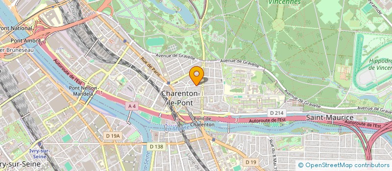 localisation de l'entreprise SCI MONQUI  CHARENTON-LE-PONT