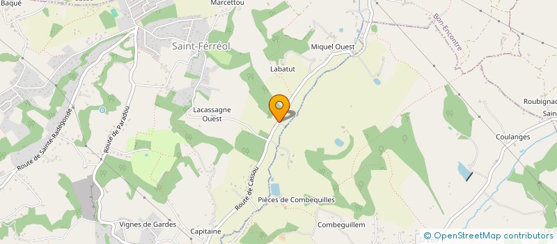 localisation de l'entreprise SCI MONRABOT  BON-ENCONTRE