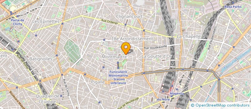 localisation de l'entreprise SCI MONREVE 14  PARIS