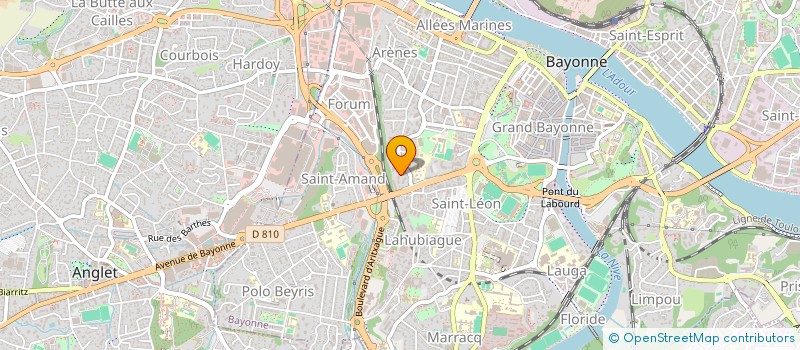 localisation de l'entreprise SCI MONRO 64 à BAYONNE