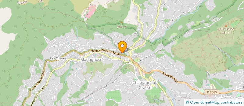 localisation de l'entreprise SCI MONROY  CHATEAUNEUF-GRASSE