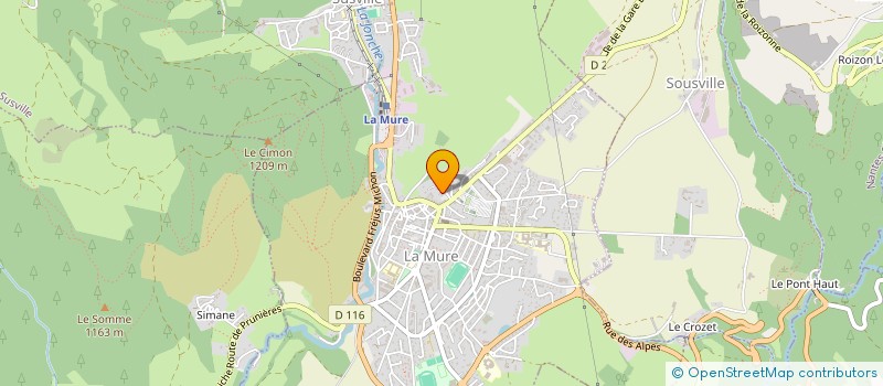 localisation de l'entreprise SCI MONROZIER  LA MURE