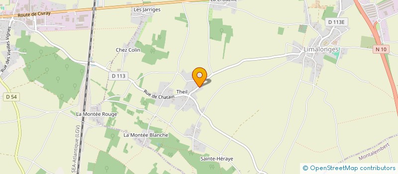 localisation de l'entreprise SCI MONRUTH  LIMALONGES