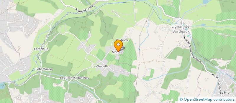 localisation de l'entreprise SCI MONS  CENAC