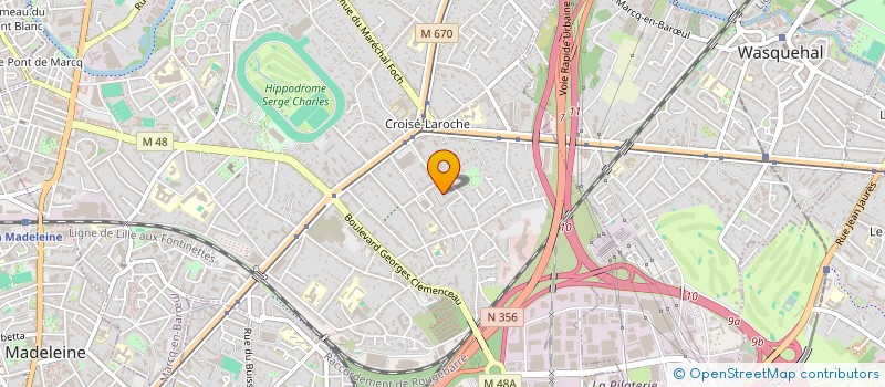 localisation de l'entreprise SCI MONS PIETATIS 1 à MARCQ-EN-BARŒUL