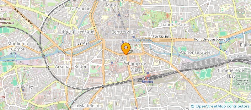 localisation de l'entreprise SCI MONSA à RENNES