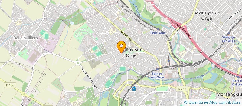 localisation de l'entreprise SCI MONSEAUX 1  EPINAY-SUR-ORGE