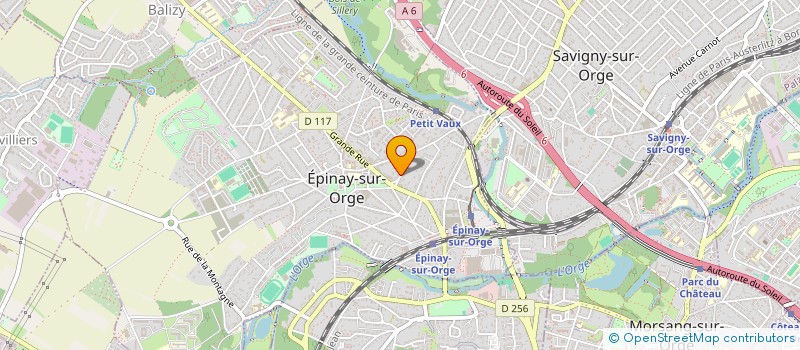 localisation de l'entreprise SCI MONSEAUX 5  EPINAY-SUR-ORGE