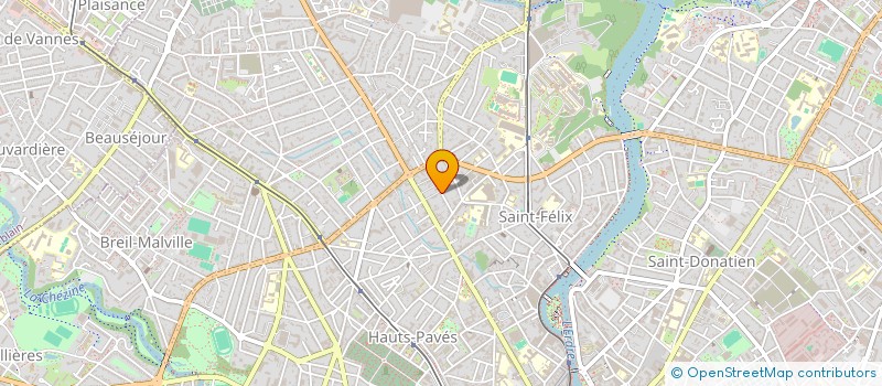 localisation de l'entreprise SCI MONSEGUR  NANTES
