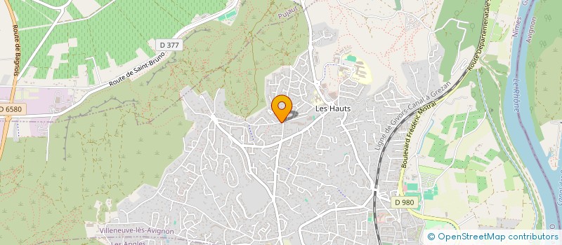 localisation de l'entreprise SCI MONSER  VILLENEUVE-LES-AVIGNON