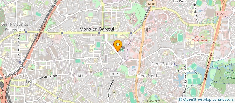 localisation de l'entreprise SCI MONSEUROPA  ATTICHES