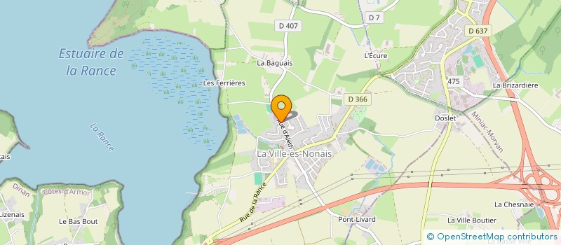 localisation de l'entreprise SCI MONSIEUR ET MADAME AUBE  LA VILLE-ES-NONAIS