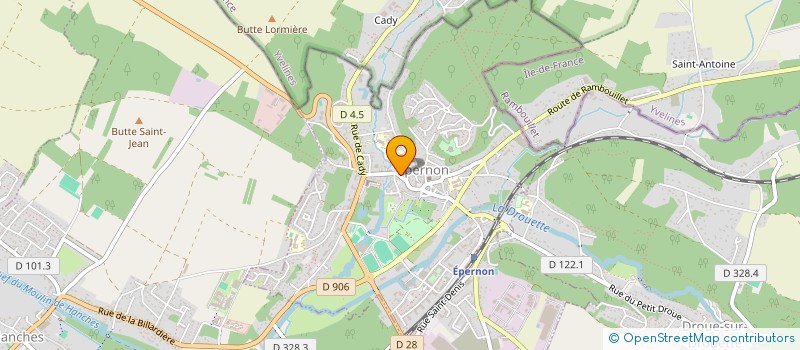localisation de l'entreprise SCI MONSIEUR ET MADAME KROL à EPERNON