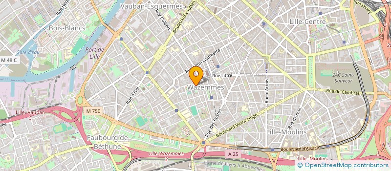 localisation de l'entreprise SCI MONSIEUR JEAN à LILLE