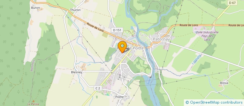 localisation de l'entreprise SCI MONSIEUR JULIEN  PONT-DE-POITTE