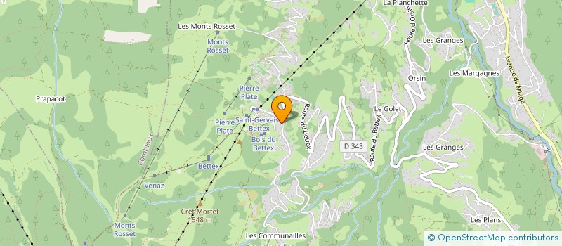 localisation de l'entreprise SCI MONSINJON à SAINT-GERVAIS-LES-BAINS