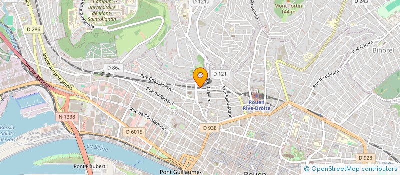 localisation de l'entreprise SCI MONSOURIS à ROUEN