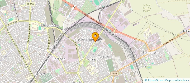 localisation de l'entreprise SCI MONSYL  BETHENY