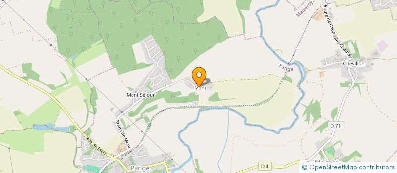 localisation de l'entreprise SCI  MONT  PANGE