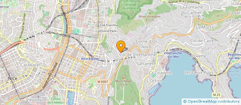 localisation de l'entreprise SCI MONT ALAN à NICE