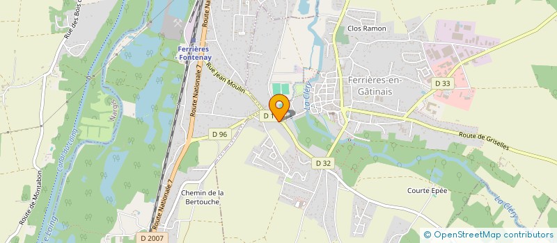 localisation de l'entreprise SCI MONT BLANC à FERRIERES-EN-GATINAIS