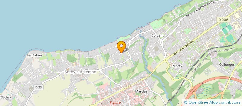 localisation de l'entreprise SCI MONT BLANC à ANTHY-SUR-LEMAN