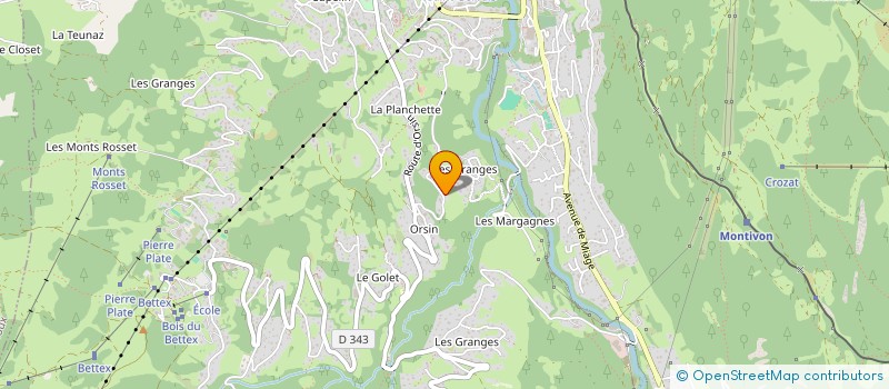 localisation de l'entreprise SCI MONT BLANC PARIS  SAINT-GERVAIS-LES-BAINS