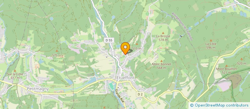 localisation de l'entreprise SCI MONT BONNET à ETUEFFONT