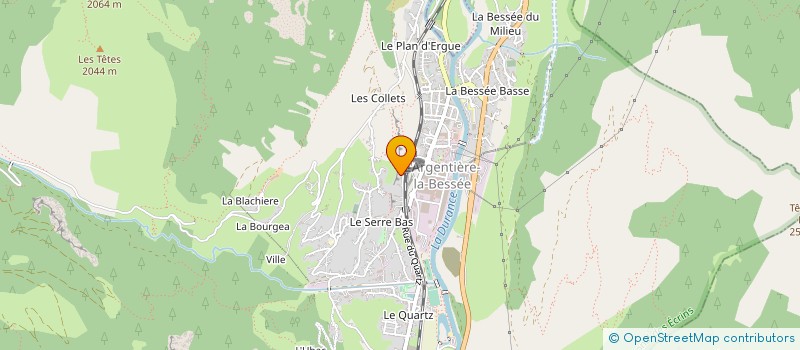 localisation de l'entreprise SCI MONT BRISON à L'ARGENTIERE-LA-BESSEE