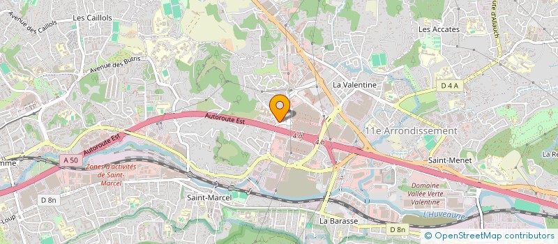 localisation de l'entreprise SCI MONT CAUME  MARSEILLE