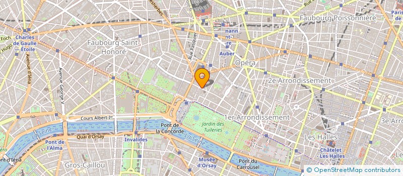 localisation de l'entreprise SCI MONT CHALVET  PARIS