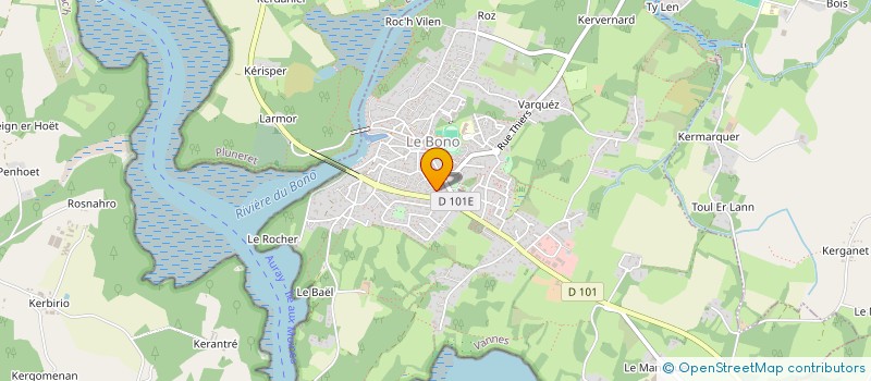 localisation de l'entreprise SCI MONT-COFFYN 56  LE BONO