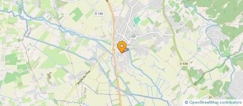 localisation de l'entreprise SCI MONT COTTON  VELLERON