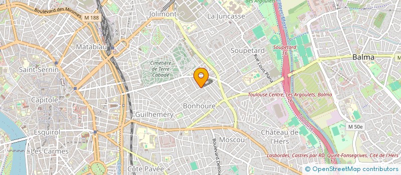 localisation de l'entreprise SCI MONT CRABUN à TOULOUSE