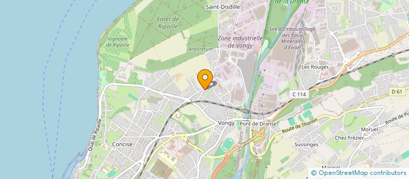 localisation de l'entreprise SCI MONT D AIRAINES à THONON-LES-BAINS
