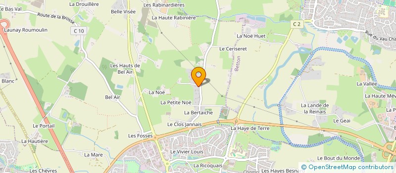 localisation de l'entreprise SCI MONT D'ARO  SAINT-GREGOIRE