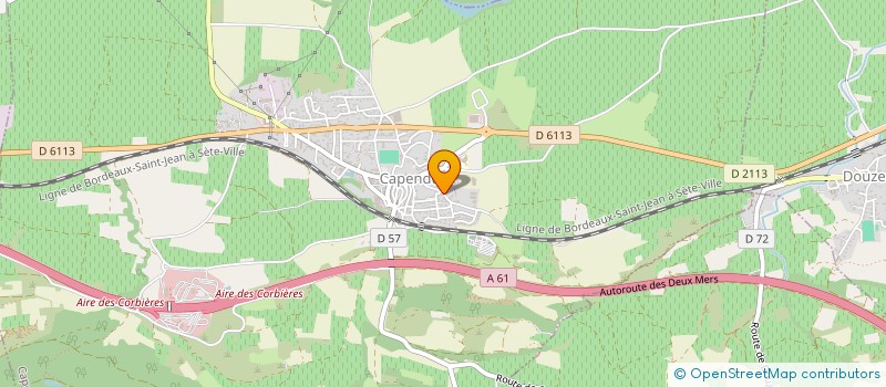 localisation de l'entreprise SCI MONT D'EDEN  CAPENDU