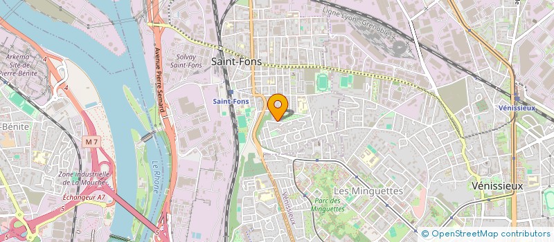 localisation de l'entreprise SCI MONT D'OR  SAINT-FONS