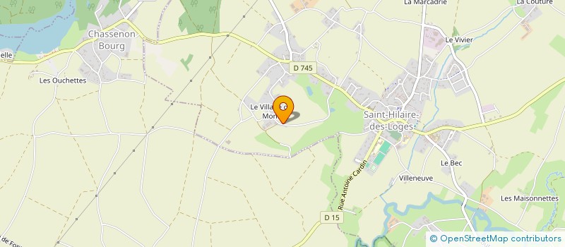 localisation de l'entreprise SCI MONT DES LOGES  SAINT-HILAIRE-DES-LOGES