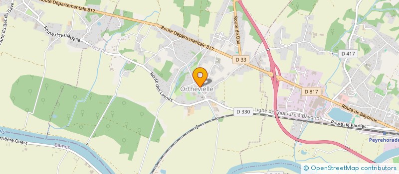 localisation de l'entreprise SCI MONT GAILLARD  ORTHEVIELLE