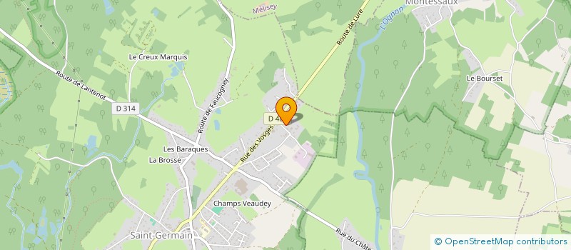 localisation de l'entreprise SCI MONT GERMAIN  SAINT-GERMAIN