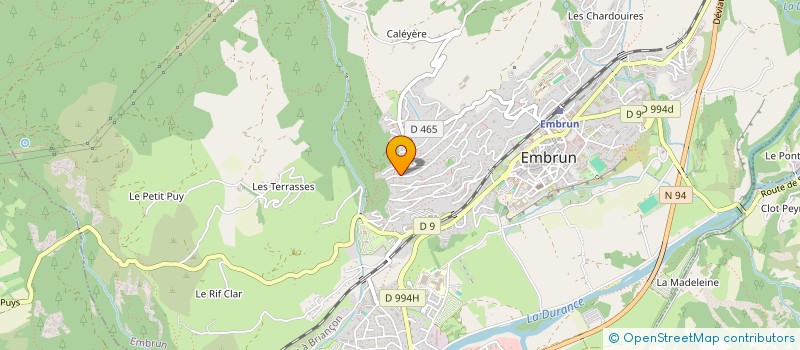 localisation de l'entreprise SCI MONT GUILLAUME  EMBRUN