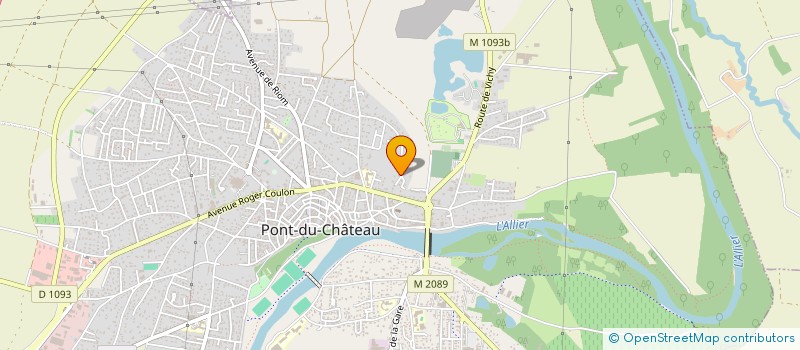 localisation de l'entreprise SCI MONT MOUCHET  PONT-DU-CHATEAU