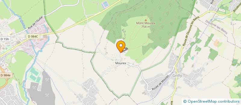 localisation de l'entreprise SCI MONT MOUREX  GRILLY