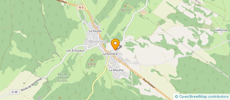 localisation de l'entreprise SCI MONT ROND  MONTROND