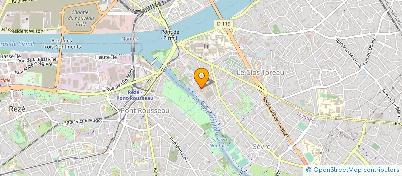 localisation de l'entreprise SCI MONT SAUT BE à NANTES